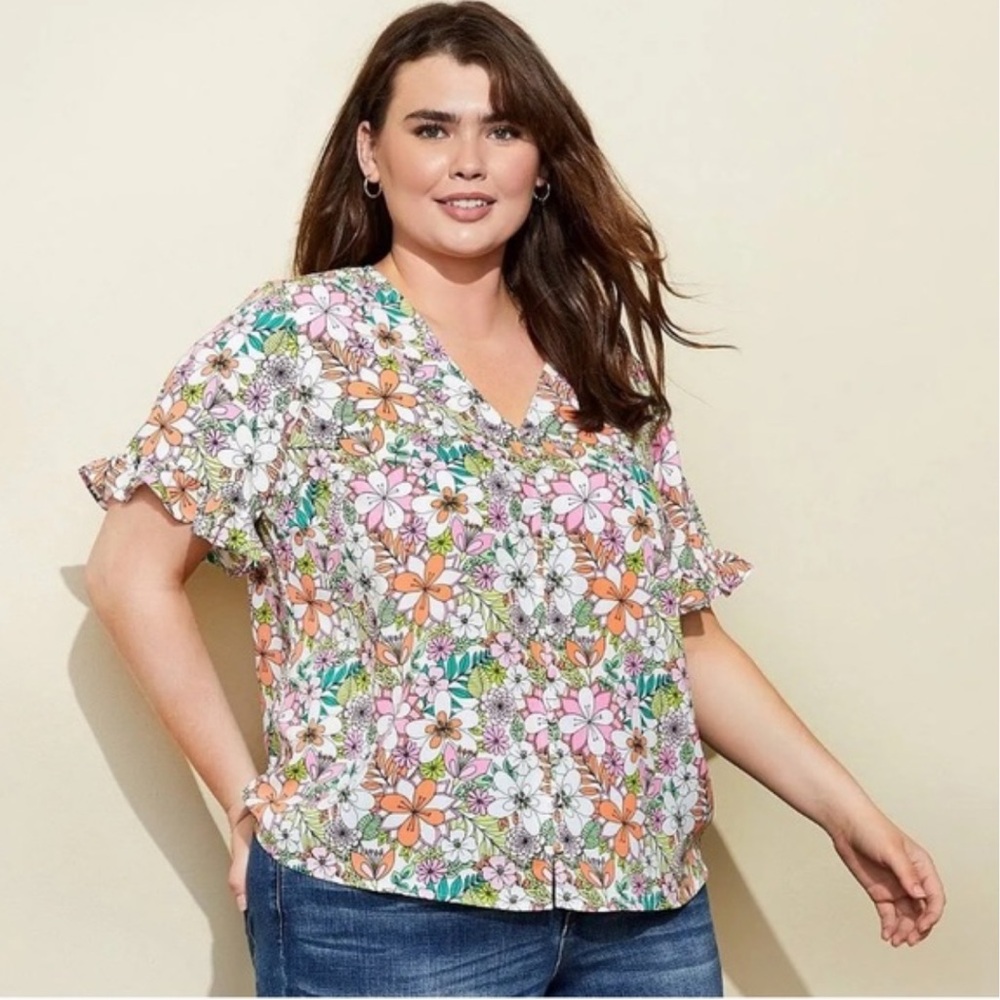 NWOT! CECE blouse size 1X
